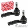 2x FEBI SPURSTANGENKOPF für VW POLO 9N AUDI A1 SKODA FABIA ROOMSTER SEAT IBIZA