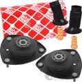 2x FEBI FEDERBEINLAGER + PROTECTION KIT VORDERACHSE passend für TOYOTA YARIS P1