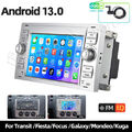 Mit DAB+ Autoradio Für Ford Mondeo Transit Focus Fusion Fiesta Android 13.0 GPS