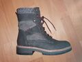 Wie neu ~ BENCH Schnür Boots ~ Stiefel Gr. 40  ~ Winter gefüttert ~ Stiefelette