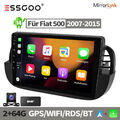 DAB+ Autoradio Android 14 Für Fiat 500 2007-2015 Carplay 2+64GB GPS RDS WIFI USB