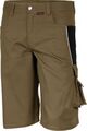 Qualitex PRO Latzhose Bundhose Arbeitsjacke Arbeitshose / Khaki- schwarz