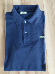 Lacoste Poloshirt dunkelblau, Gr. 7/XXL, Neuwertig!