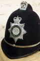 Englischer Polizeihelm - original Bobby Helmet  UK - Nottingham Shire  Police