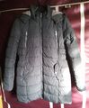 Winterjacke HAILY'S Gr. L Grau Lang Teddy Fell Jacke Wintermantel Parka wie Neu 