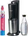 SodaStream Wassersprudler Crystal 3.0 QuickConnect CO2-Zylinder, 1x Glaskaraffen