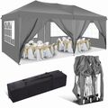 Pavillon 3x3/4,5/6m Wasserdicht Faltpavillon,Pavillon Partyzelt Gartenzelt Zelt