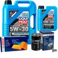 BOSCH Inspektionspaket 6 L Liqui Moly Longtime High Tech 5W-30 für VW Kaefer