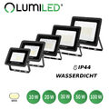 LUMILED LED Fluter Strahler 10W - 100W Superhell 4000K Außen Scheinwerfer IP44