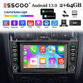 DAB+ Autoradio Carplay 2+64G Android 13 Für Benz C-Klasse W203 CLK W209 GPS NAVI