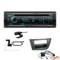 Kenwood 1-DIN Receiver Autoradio DAB Bluetooth für Seat Leon 2005-2009 schwarz