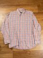 Barbour Karohemd Large Herren Rot Blau Weiß Gingham Langarm Regular Fit