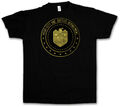 MEGA CITY ONE JUSTICE DEPT LOGO II T-SHIRT Judge Comic Dredd Department Eagle