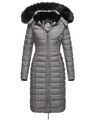 Navahoo Damen Winterjacke Steppjacke Winter Jacke lang Stepp warm Teddyfell B670