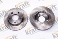 2x Bremsscheibe KRAFT AUTOMOTIVE 6050130 für PASSAT 3B5 VW AUDI 245mm B5 Variant