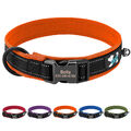 Hundehalsband Personalisiert Namen Gravur Nylon Halsband Gepolstert Verstellbar