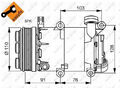 Klimaanlagen – Kompressor R 134a PAG 46 32415 NRF für FORD VOLVO