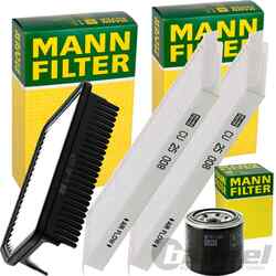 MANN FILTER INSPEKTIONSPAKET passend für HYUNDAI i20 I PB PBT 1.4+1.6 101-128 PS