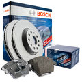 BOSCH 2x BREMSSCHEIBEN + BELÄGE VW UP / LOAD UP SKODA CITIGO SEAT Mii VORN Ø256m