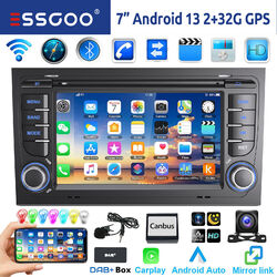 Für Audi A4 S4 RS4 B6 B7 B8 SEAT EXEO DAB+ Carplay Android 13 Autoradio Navi RDS