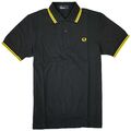 Fred Perry Herren Polo Shirt M1200 106 Piquee Schwarz 5411