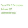 Twen 1030 S Tischrechner Schwarz 597 (4025999801632)