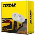 2X TEXTAR BREMSSCHEBEIBEN 245mm VOLL HINTEN PASSEND FÜR AUDI 80 90 COUPE