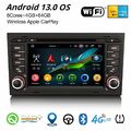 64GB Android 13.0 CarPlay DAB+ Autoradio 4G Navi Für AUDI A4 RS4 RNS-E SEAT EXEO