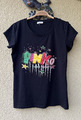 💫✨Pinko Damen T Shirt mit Pailetten mit Print Pinko, Schwarz Gr.XL