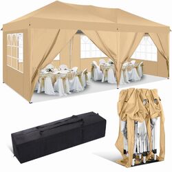 Pavillon 3x3/3x6m/3,6x3,6m Faltpavillon Gartenzelt Partyzelt Faltbar Wasserdicht