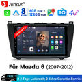 Für Mazda 6 GH GG 2007-2012 6+128G Android 13 Autoradio GPS Navi 4G USB CarPlay