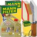 MANN INSPEKTIONSPAKET+6L CASTROL 5W-30 ÖL passend für BMW X3 F97 X4 F98 18-30d/i