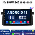 Für BMW E46 M3 8Kern 6GB+128GB Android 13 Autoradio 9" GPS Navi CarPlay WIFI USB