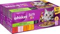 Whiskas 1+ cat food Tasty Mix Chef's Choice in Sauce, 40x85g - Free Shipping