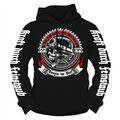 Herren Kapuzenpullover Benzin im Blut Hoodie Motorrad Motiv Spruch Feinstaub