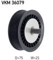 SKF Umlenk-/Führungsrolle Keilrippenriemen VKM 36079 75mm für MERCEDES CITAN CLA