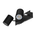 Wandspot WAIKA, zweiflammig, mit Schalter, inkl. GU10 LED Lampen je 510lm