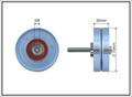 Umlenk-/Führungsrolle Keilrippenriemen CAFFARO 264-03 für CX MAZDA ER GG MX GY 3