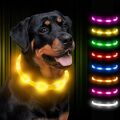 Hundehalsband LED Leuchthalsband Hund leucht Band Leuchtband Halsband