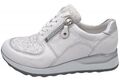 Waldläufer Hiroko Soft Damen Leder Sneaker Weiß Silber Weite H H64007-335-150