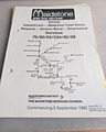 MAIDSTONE AND DISTRICT/ EAST Kent. Bus Fahrplan x 7 1981/2