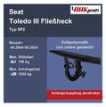 abn. Anhängekupplung Westfalia für Seat Toledo III Fließheck 5P2 BJ 04.04-05.09