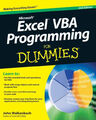 Excel Vba Programmierung für Dummies Taschenbuch Unterhose