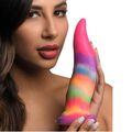 Dildo Glow in the Dark  Einhorn-Zunge 21,3 cm Strap on kompatibel - Sexspielzeug