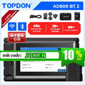 TOPDON AD800 BT 2 Pro KFZ OBD2 Diagnosegerät Bluetooth 28+Reset ALLE SYSTEM TPMS