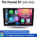 Android 13 Autoradio Carplay Auto DSP GPS Navi Für VW Passat B6 B7 Carplay DAB+