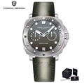 Pagani Design PD-1767 Luxus Herren Automatikuhr in Silber-Grau - Brandneu