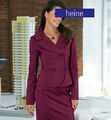 NEU: ELEGANTER BUSINESS CITY STRETCH BLAZER GR. 46 50 HEINE bordeaux rot *069741