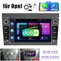 Für Opel Zafira B Corsa D Astra H Vivaro Vectra C 7" Autoradio Android13 64G DAB