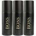 Hugo Boss Boss The Scent 3 x 150 ml Deospray Deo Spray Deodorant Set